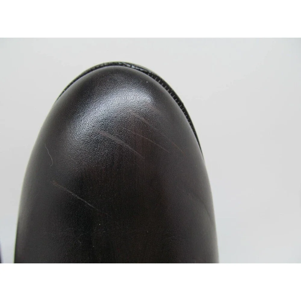 Cole Haan Grand O's Dark Brown Leather  Zip Ankle Booties Womens Size US 8 B
